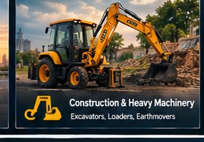 Construction and heavy machinery serviced by PSK